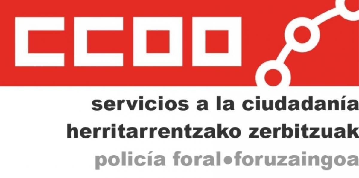 LOGO CCOO POLICA FORAL