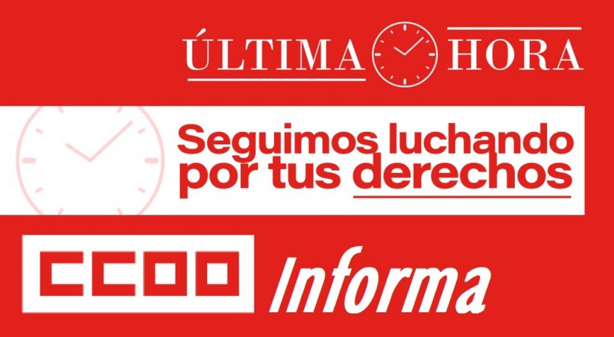 Información de última hora de CCOO Justicia