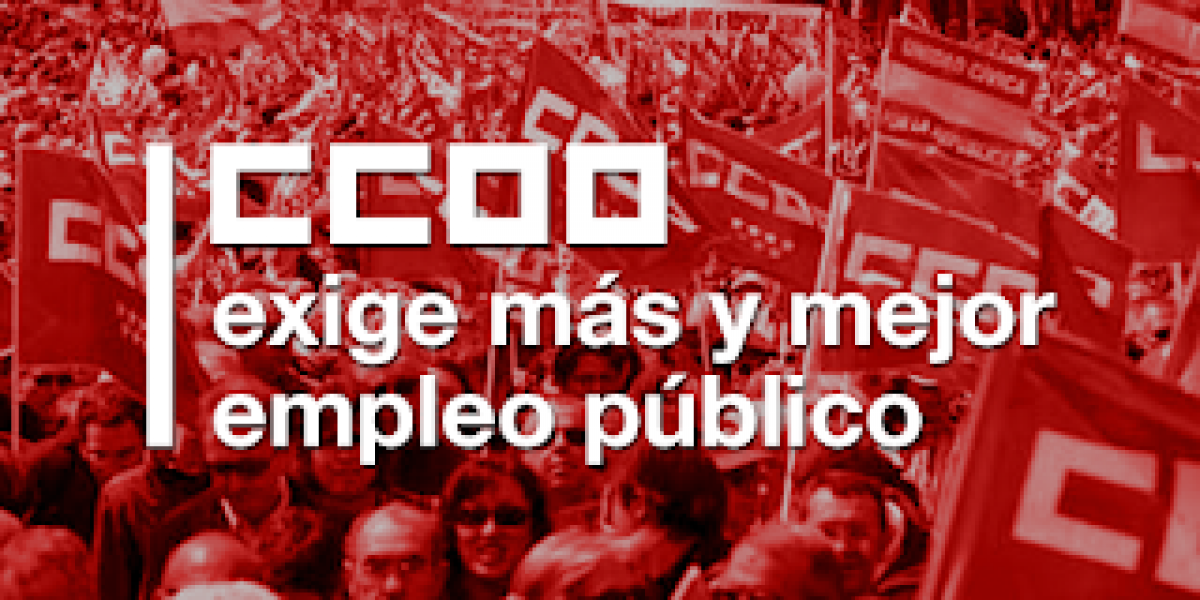 CCOO exige más y mejor empleo público
