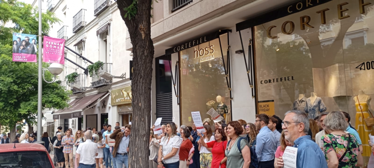 Concentración en Goya 14, 4 junio 2025