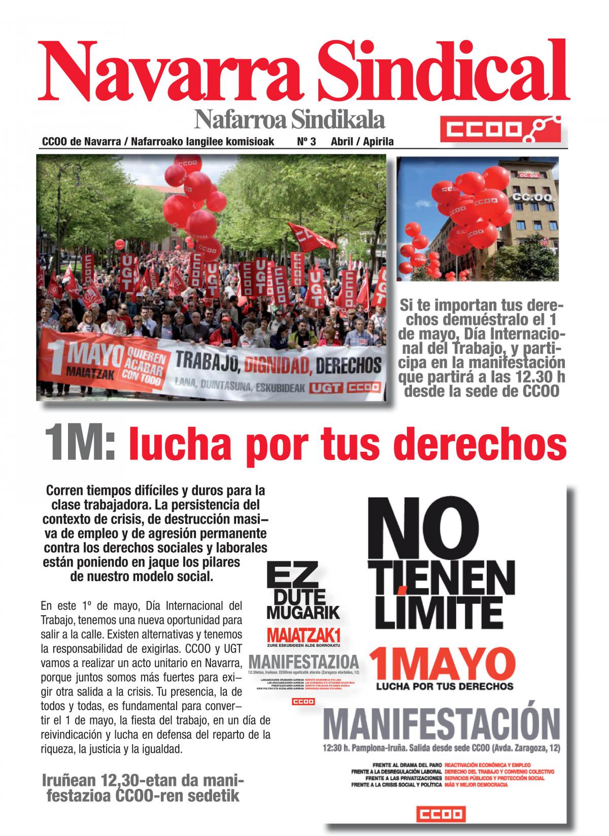 1 de mayo: lucha por tus derechos