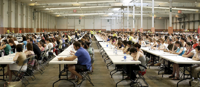 Oposiciones. Foto de archivo de FSC-CCOO.