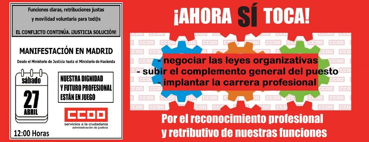 Banner manifestación 27 abril 2024