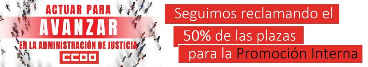 CCOO reclama el 50% para Promoción Interna