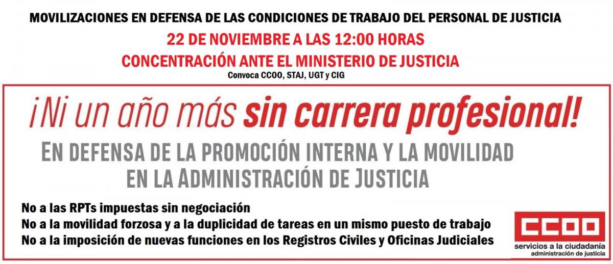 Concentración 22 noviembre 2022