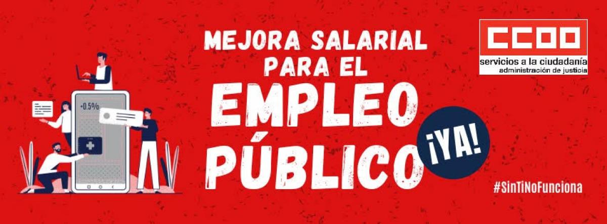 Mejora salarial para el empleo público ya