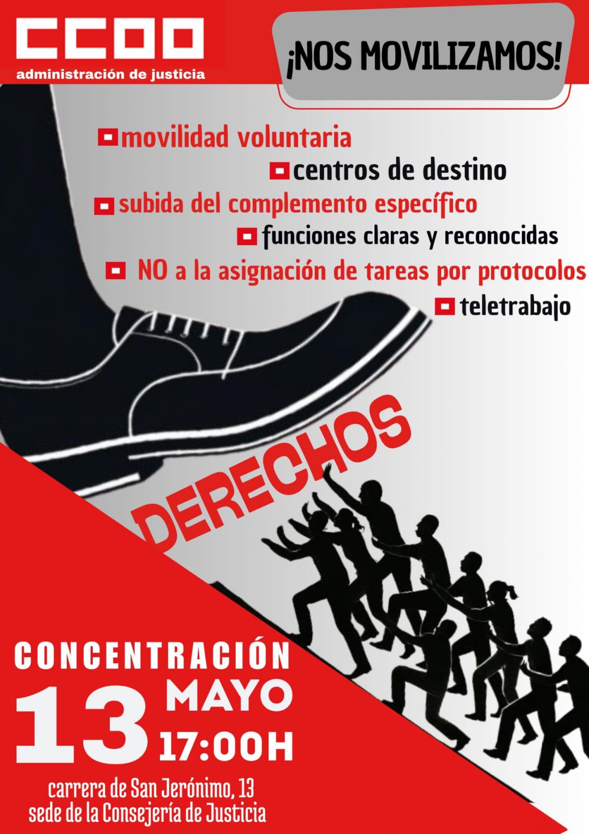 Concentración Madrid 13 mayo 2025