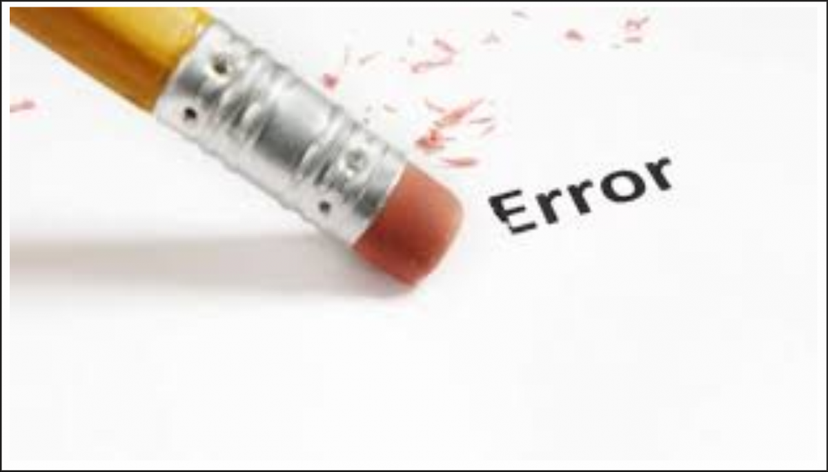 Corrección de errores