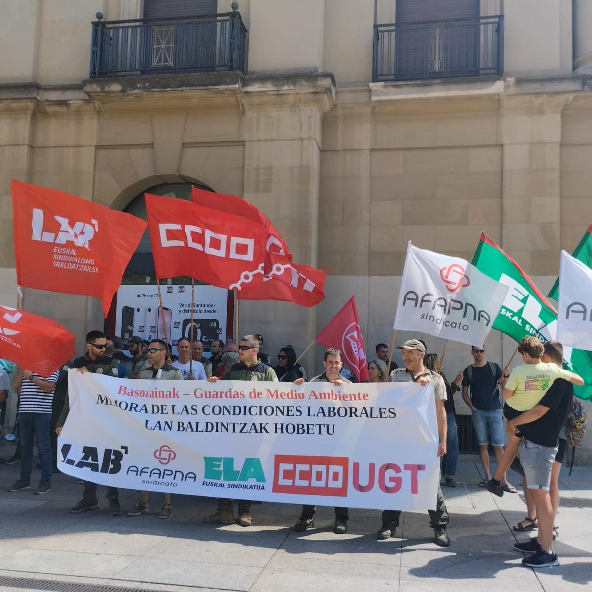 Movilización Guarderío de Medio Ambiente-Basozainak