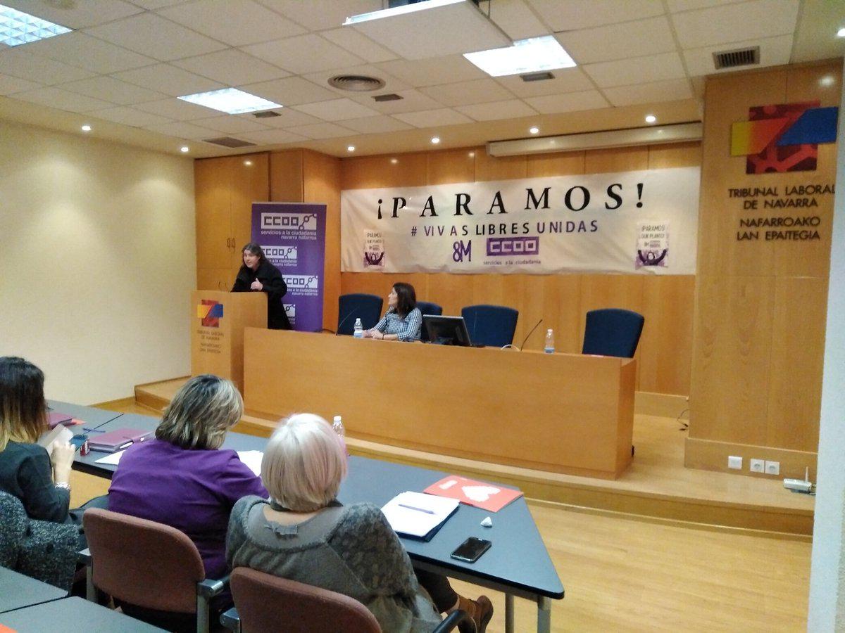 Mirian Cunchillos presenta las conclusiones sobre "Violencia institucional contra las mujeres"