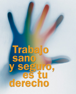 Cartel sobre salud laboral.