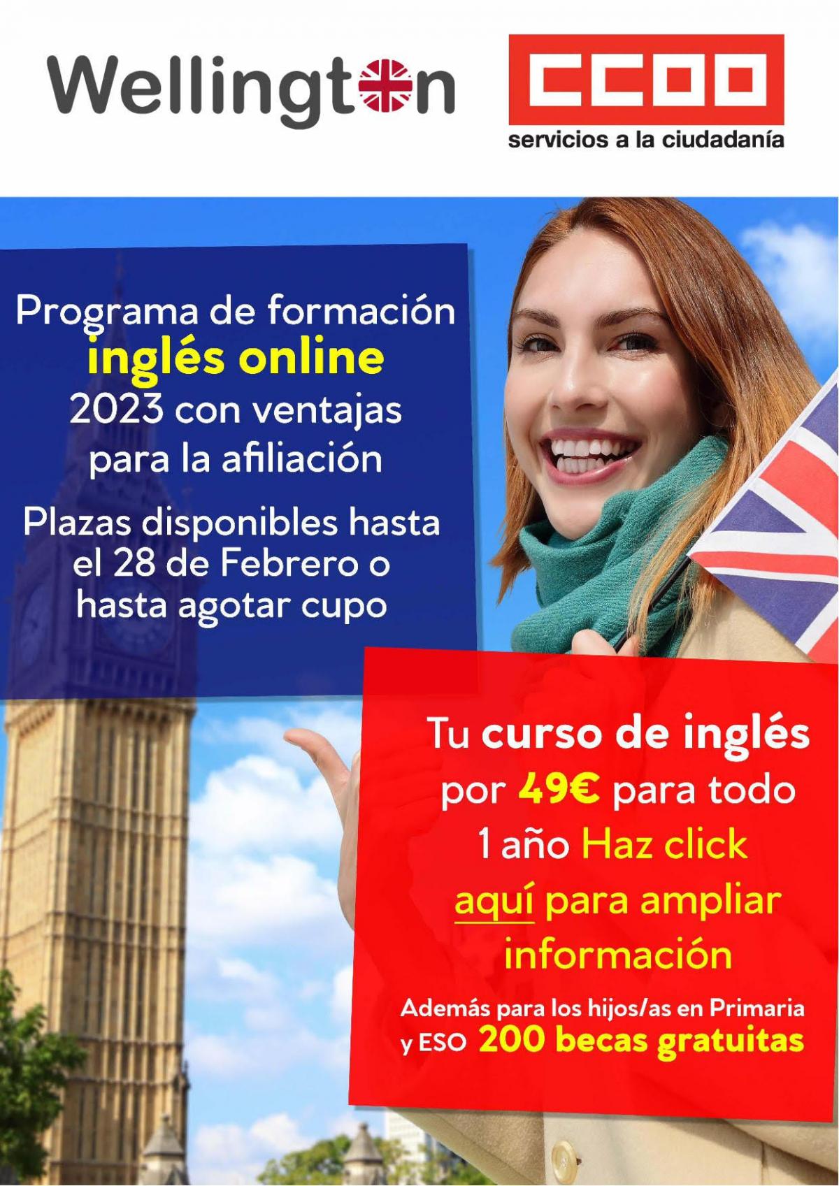 Cursos inglés Wellington 2023