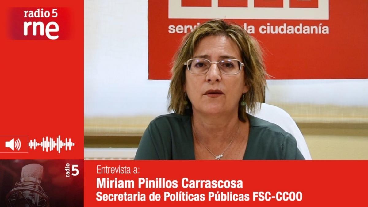 Miriam Pinillos ha intervenido en Radio 5