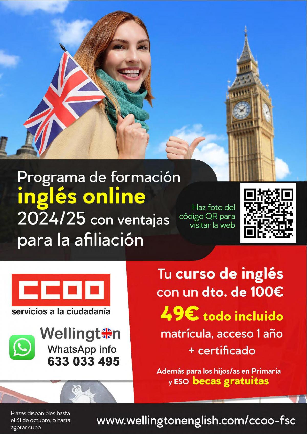 Programa de formación inglés online 2024/25