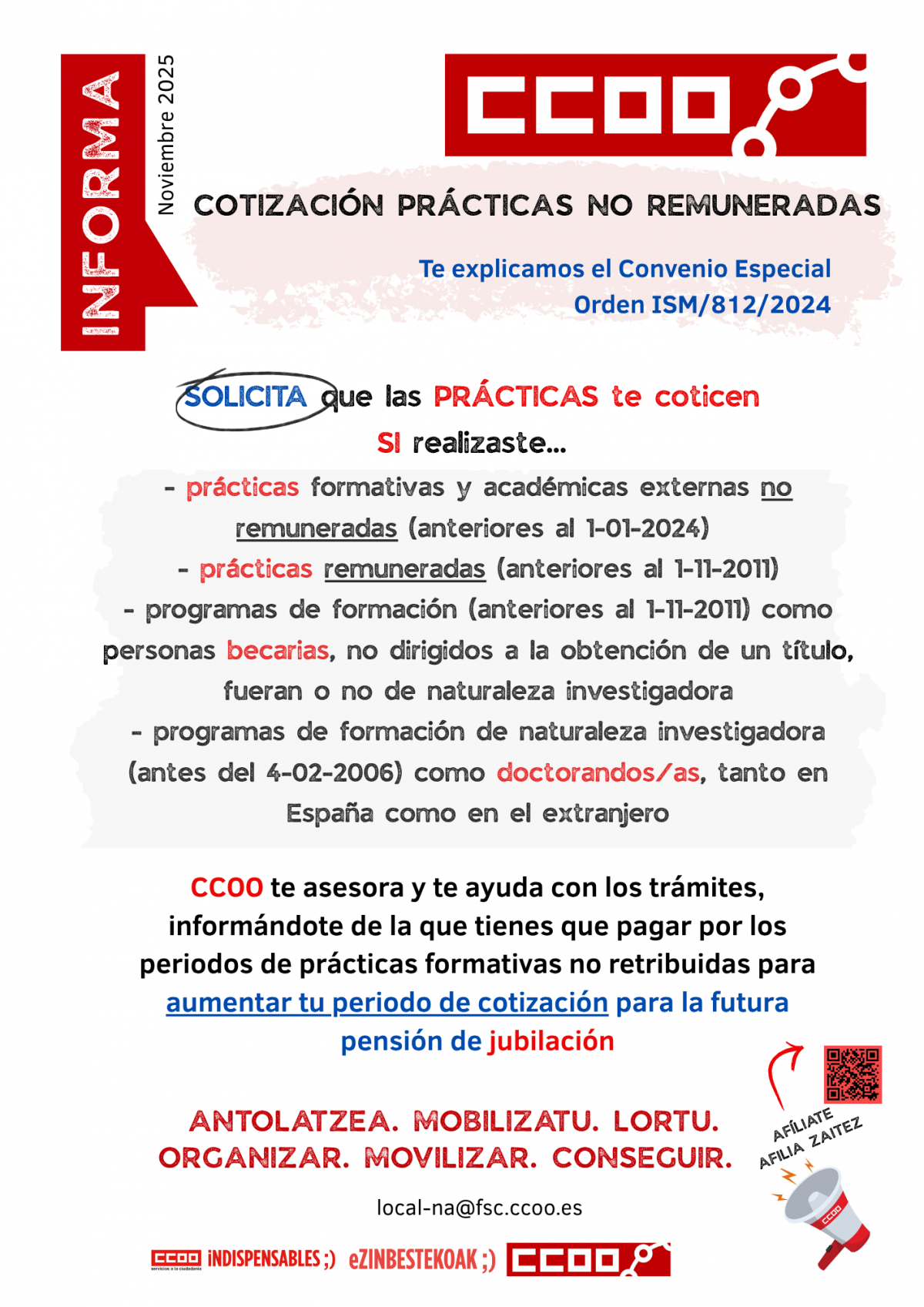 Cotización prácticas no remuneradas