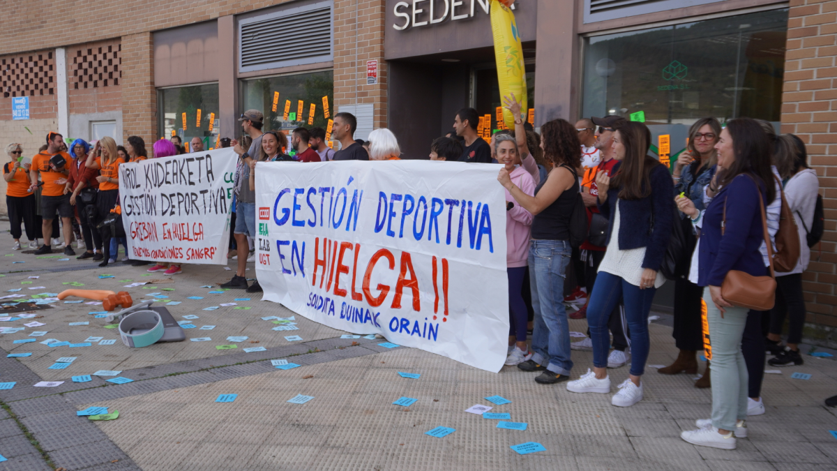 Manifestacin del sector de Gestin Deportiva.
