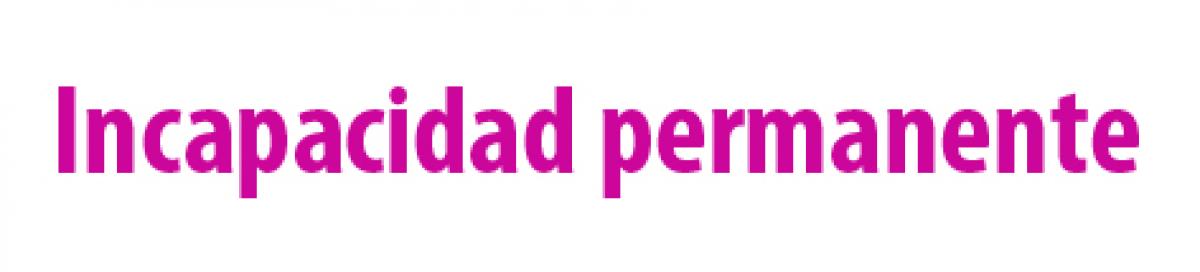 Incapacidad permanente