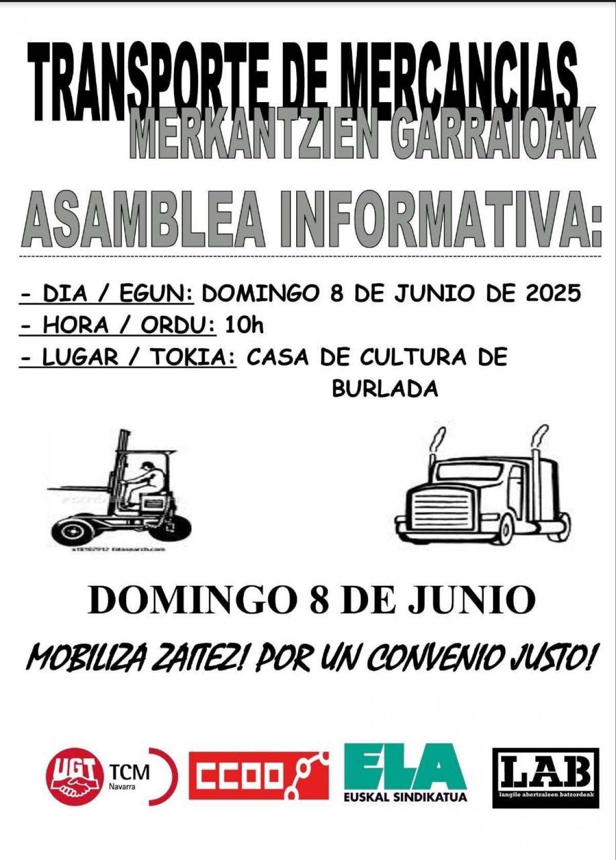 Cartel asamblea