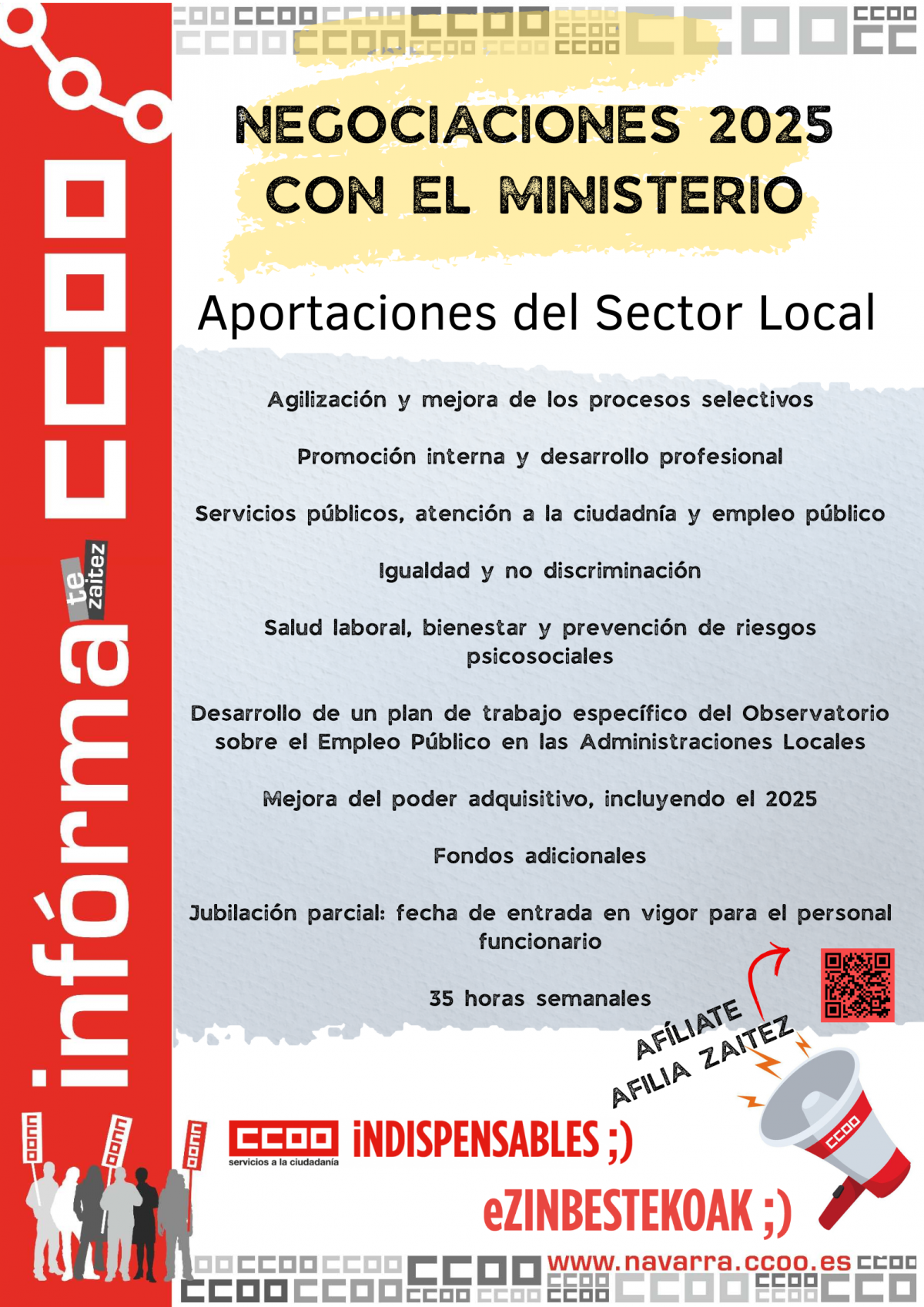 Aportaciones Secot Local Negociaciones Ministerio 2025