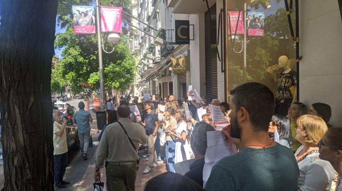 Concentración en Goya 14, 5 de junio de 2025