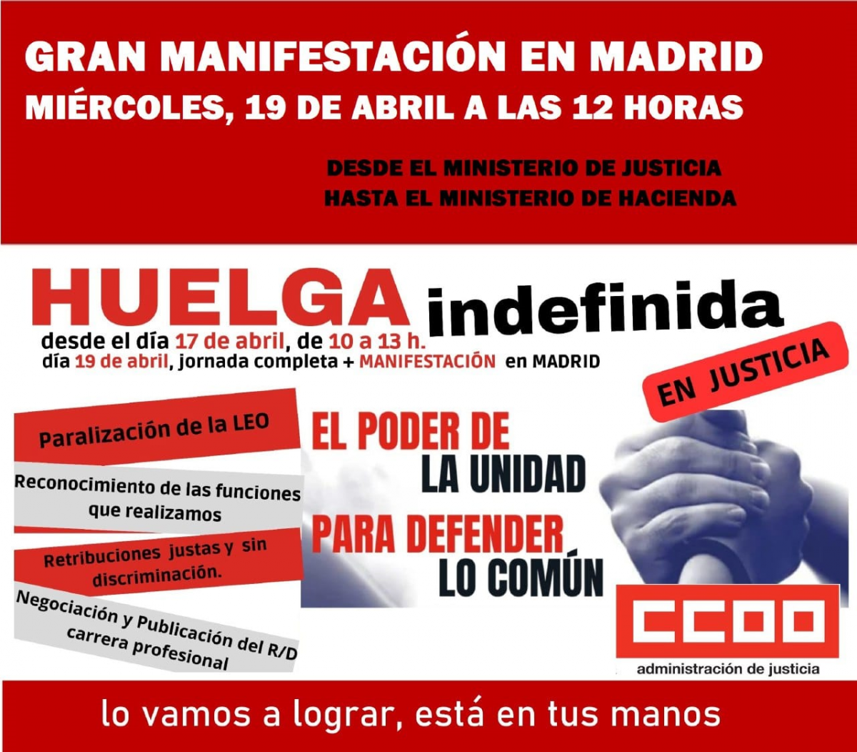 Manifestación 19 abril 2023