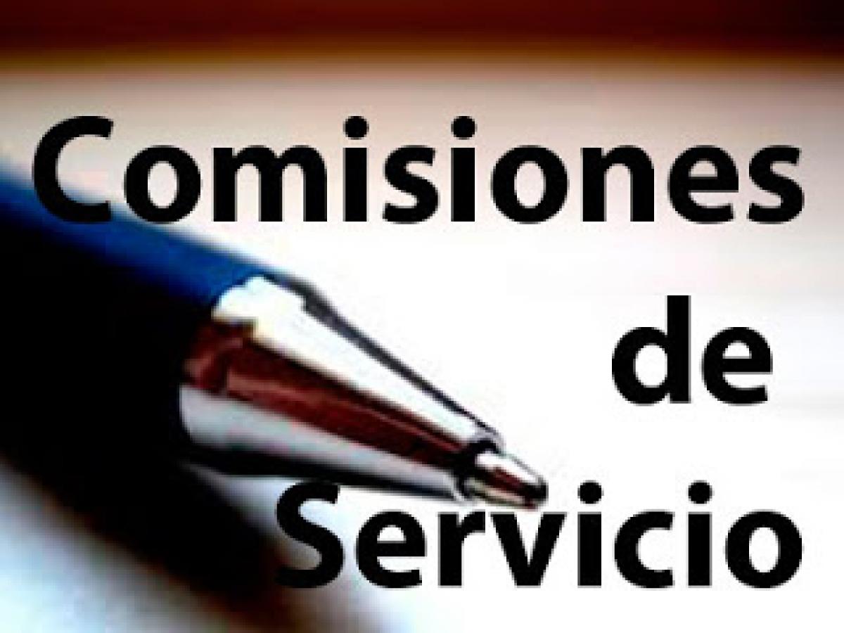 Comisiones de servicio