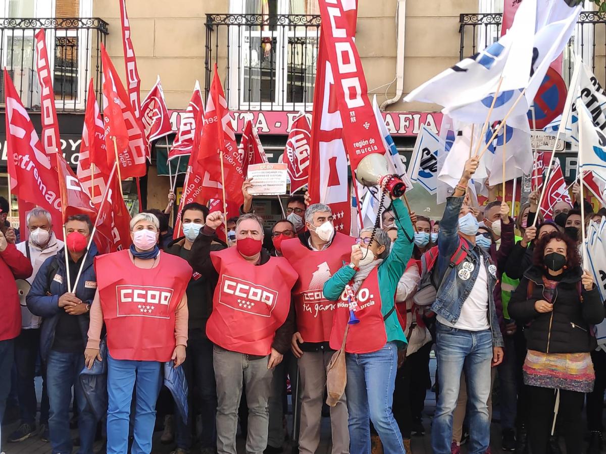 Concentración 15.11.21 en el Ministerio de justicia incumplimiento acuerdo